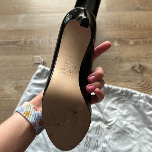 Stuart weitzman black heels 👠size 7 - Picture 7 of 11